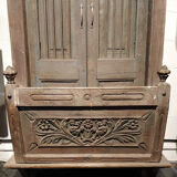 Wooden window with its railing