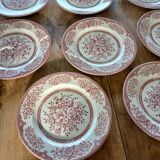 14 assiettes plates anciennes anglaises