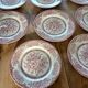 14 Antique English Dinner Plates