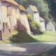 Sortie du village de Thoix, signée Jean Vasseur