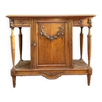 Solid oak sideboard - 1950s