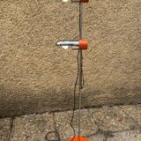 1970s orange designer floor lamp