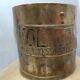 Brass handled jar - Antique Dutch craftsmanship - beautiful inscriptions