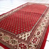 Tapis Seraband Vintage Fait Main en Laine – 92 x 161 cm- 1C941