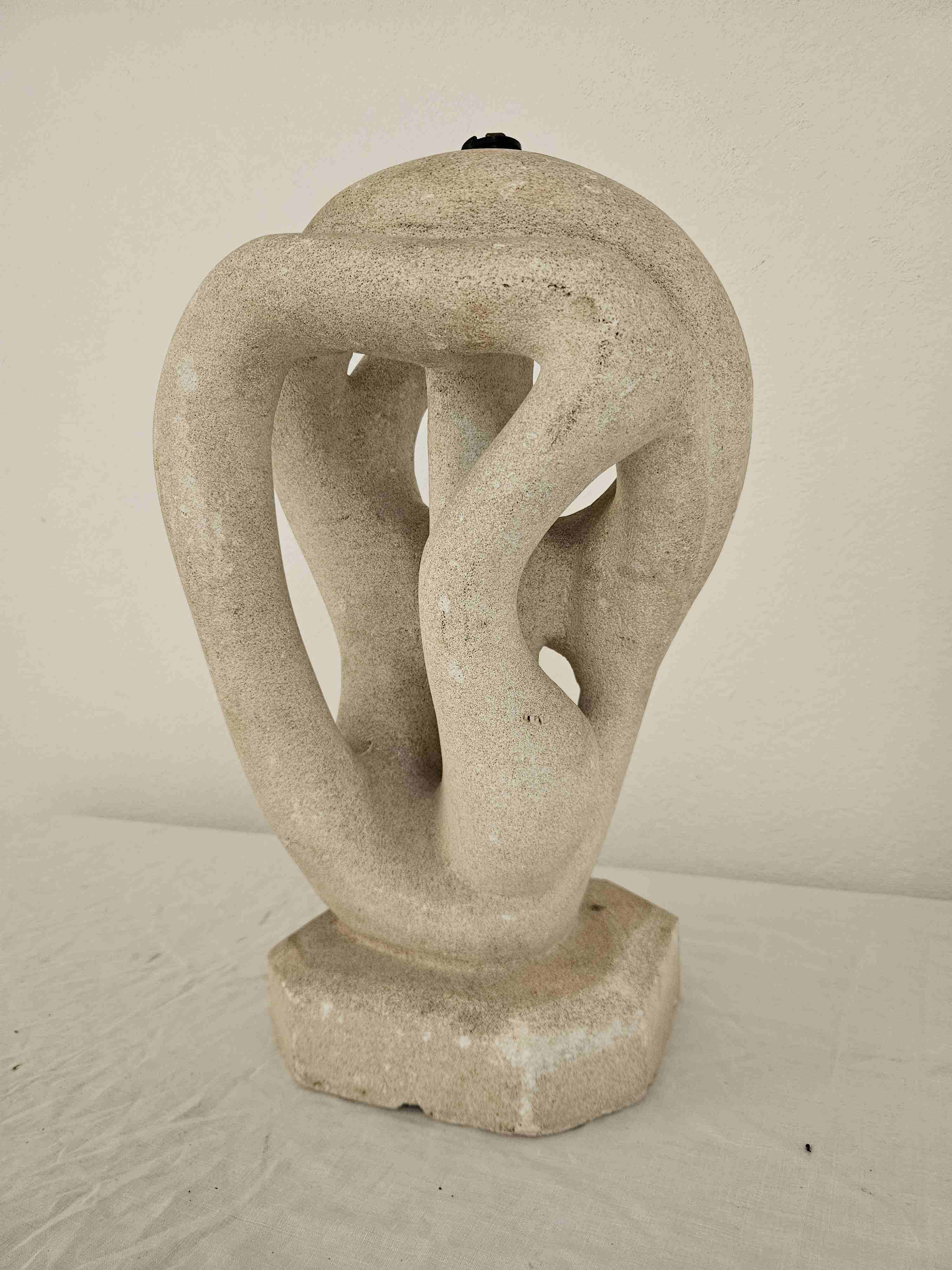 White stone sculpture