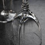 11 verres à eau en cristal d'Arques à la forme originale carrée