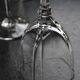 11 Arques crystal water glasses with an original square shape
