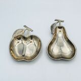 2 silver dishes