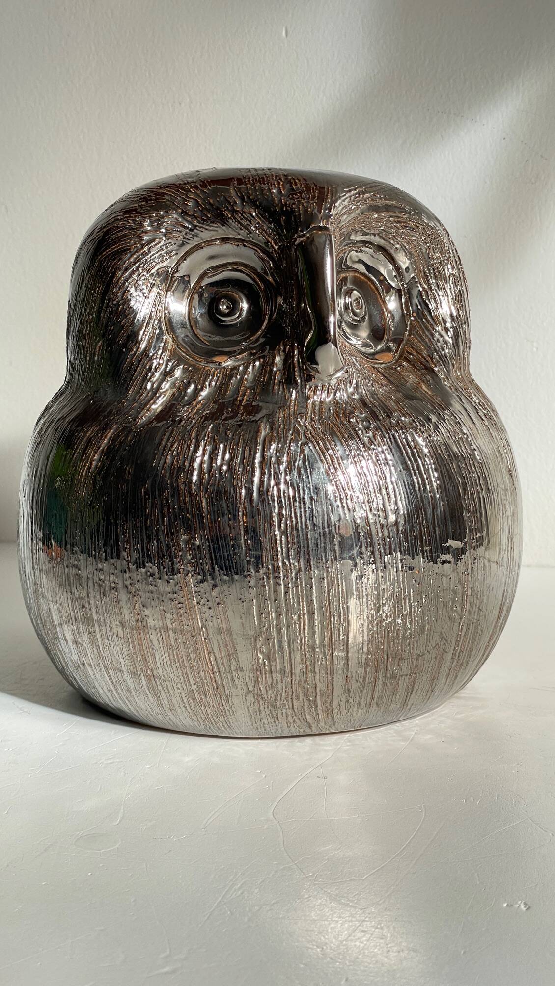 Owl Ceramic by Aldo LONDI