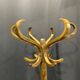 Baumann style 1960 swivel parrot coat rack in bent wood