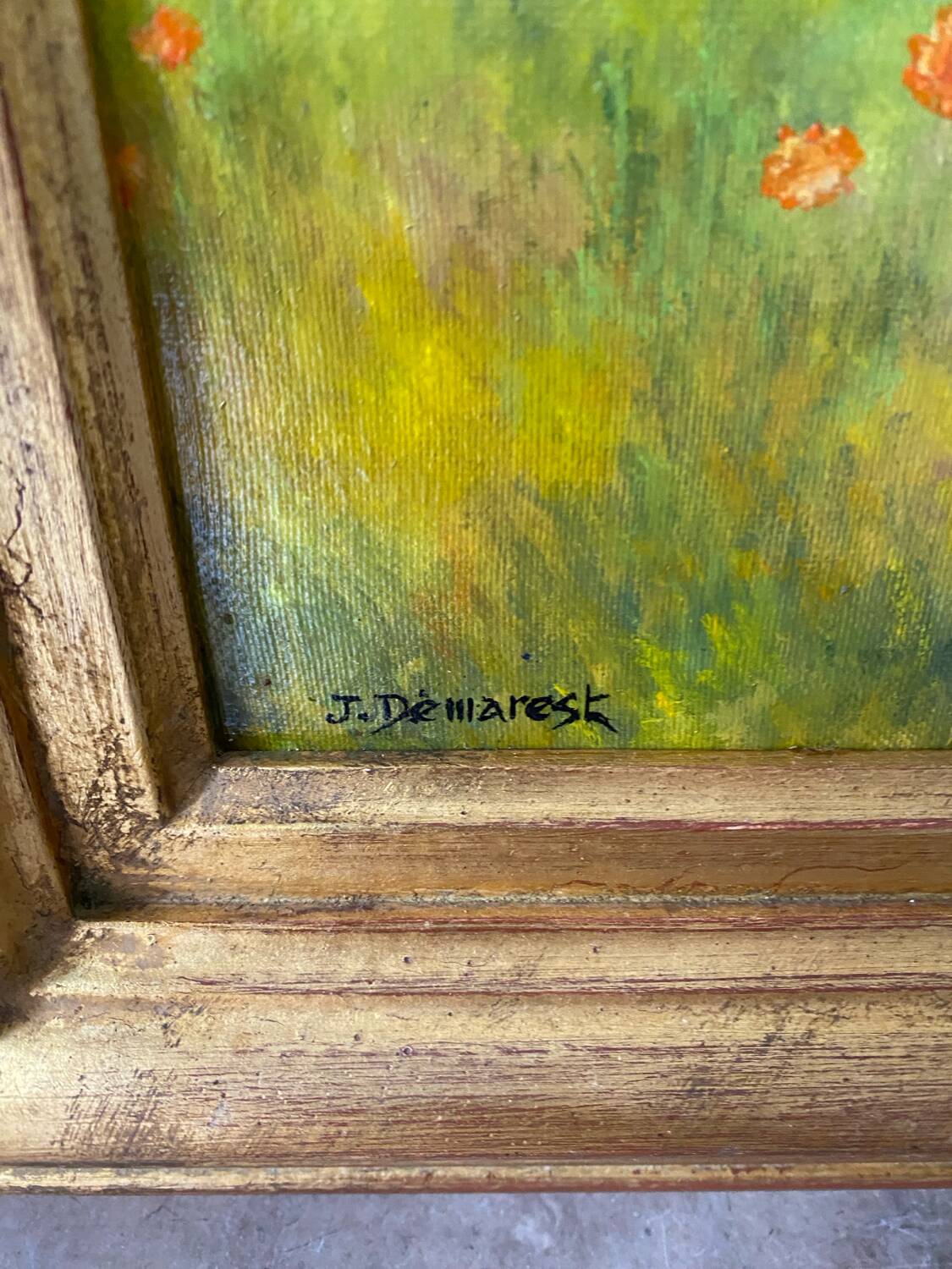 Landscape signed by the 20th century school