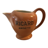 Ricard round ceramic carafe 1 liter a small chip