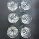 6 crystal stem glasses Cerdagne service Saint Louis vintage