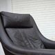 1960s, Danish highback swivel armchair by Aage Christensen, leather.