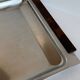 Vintage Stainless Steel With Wood Handles Serving Platter