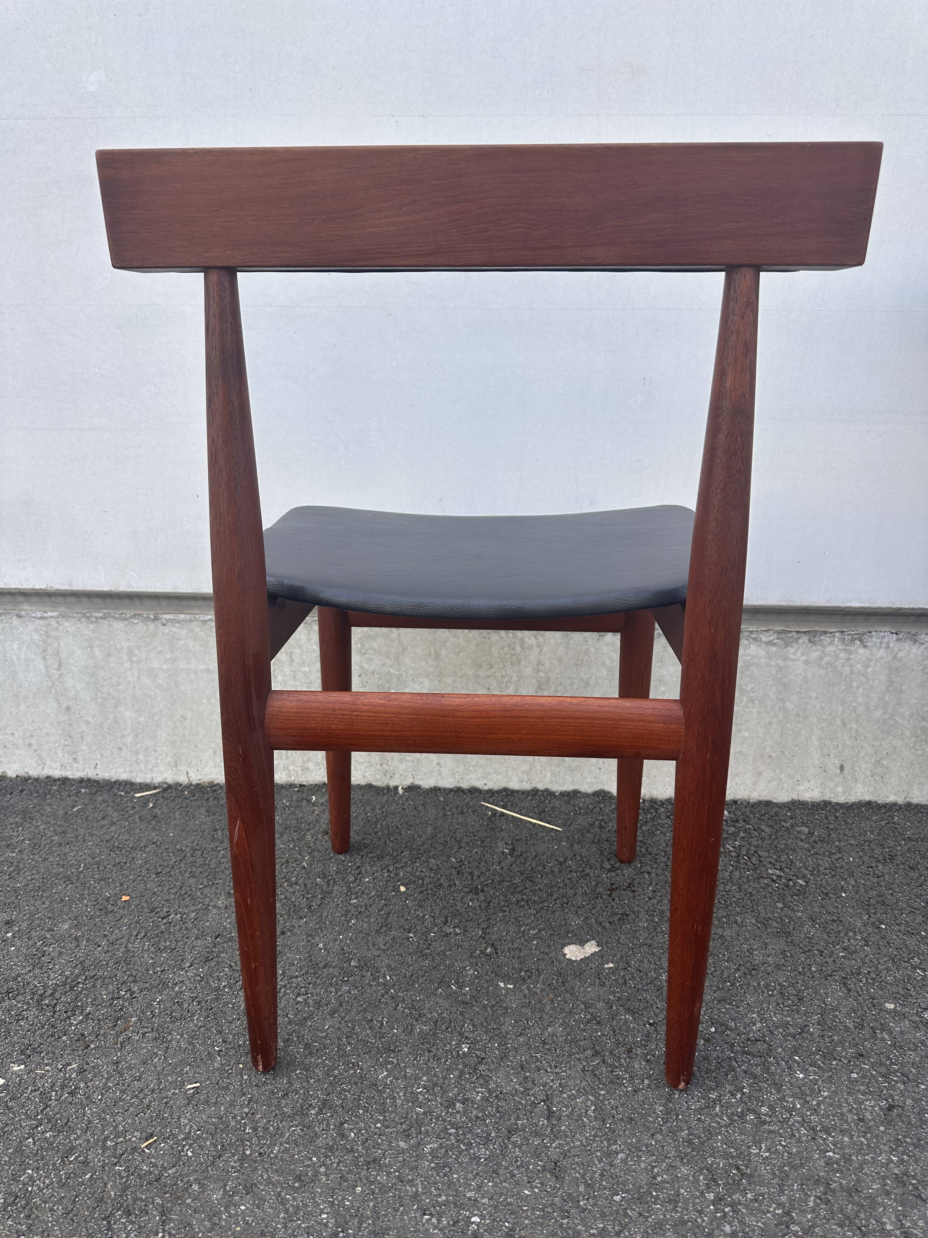 4 teak chairs, Hans Olsen for Frem Røjle – Denmark – 1960