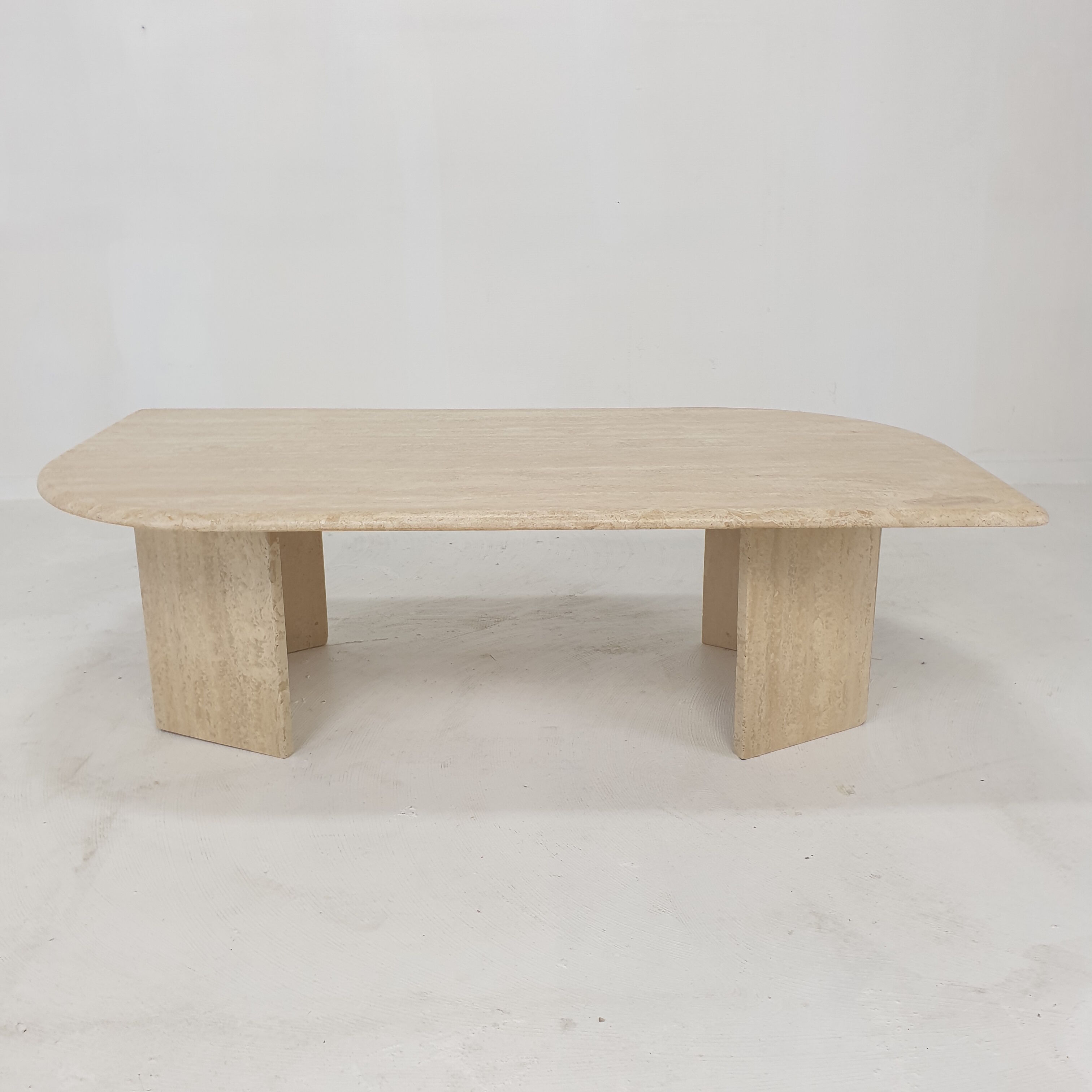 Italian Travertine Coffee Table, 1980's