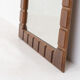 Miroir mural graphique sculptural