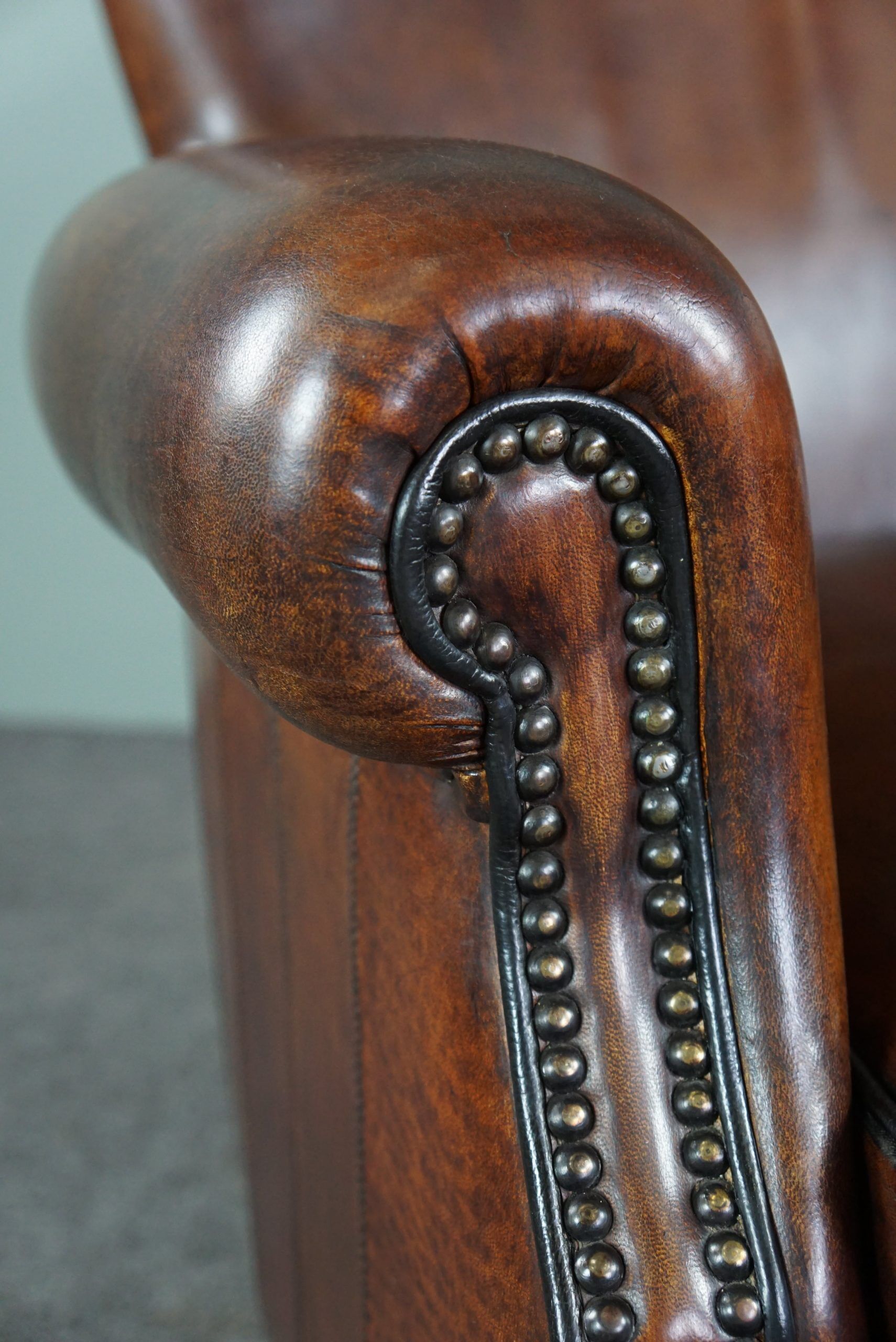 Fauteuil en cuir de mouton Lounge Atelier