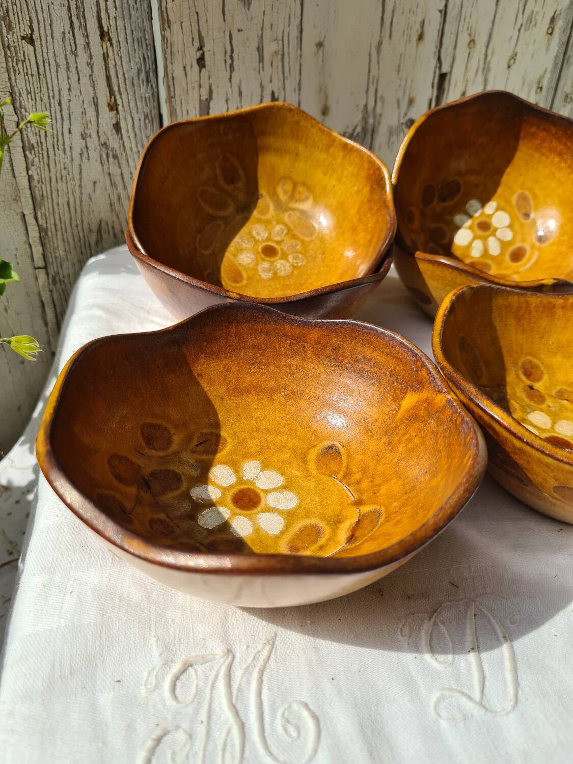 Six ramekins La Roue Vallauris