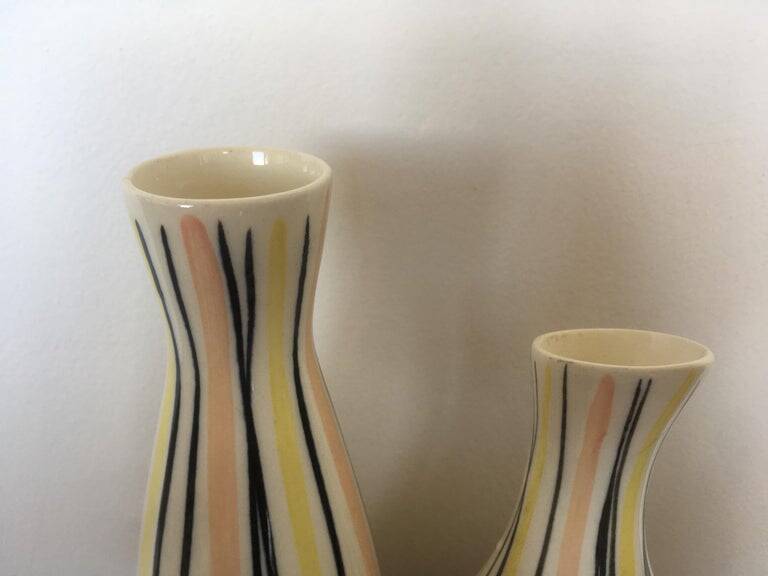 Set of design vases by Jarmila Formánková for Ditmar Urbach, 1970s