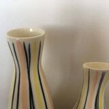 Set of design vases by Jarmila Formánková for Ditmar Urbach, 1970s