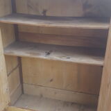 Raw wooden cabinet
