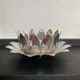 Empty Lotus pocket in silver metal Italy 70s