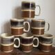 6 England mugs