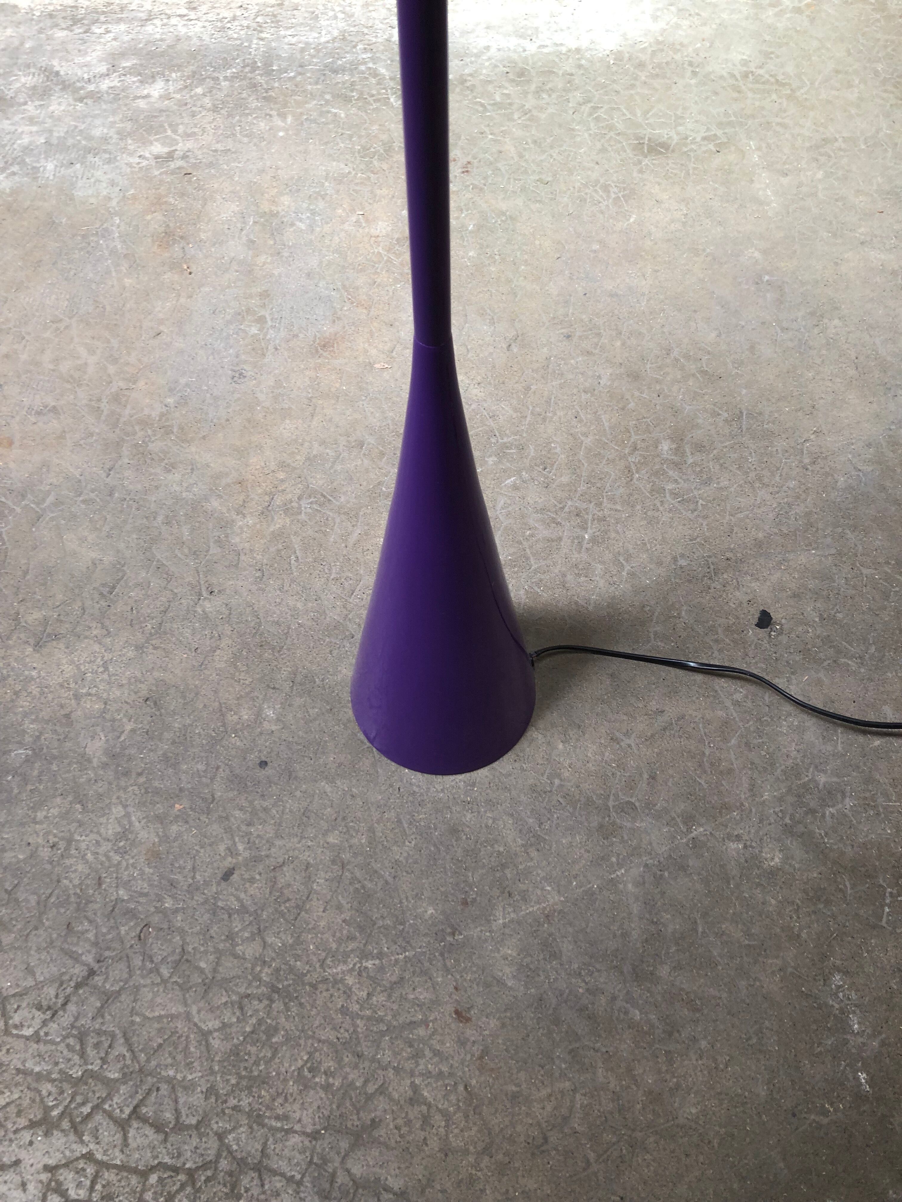 Lampadaire  sablier mathias design des années 80