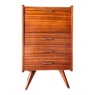 Vintage dressing table with tapered legs from around 1950-60.