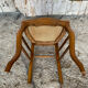 Antique Chair Louis XV Style Wood & Caned Seat Vintage #E030