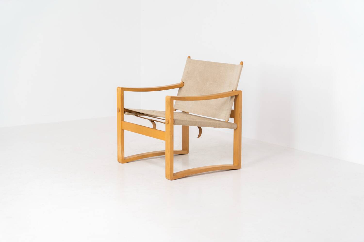 Chaise Safari de Børge Jensen pour Bernstorffsminde Møbelfabrik (Danemark, 197