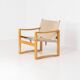 Chaise Safari de Børge Jensen pour Bernstorffsminde Møbelfabrik (Danemark, 197