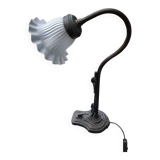 Art Deco gooseneck lamp