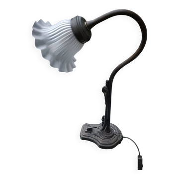 Art Deco gooseneck lamp