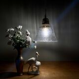 Vintage glass globe pendant light