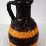 Vintage floor vase Alger decor Bay manufacture, Germany 1960