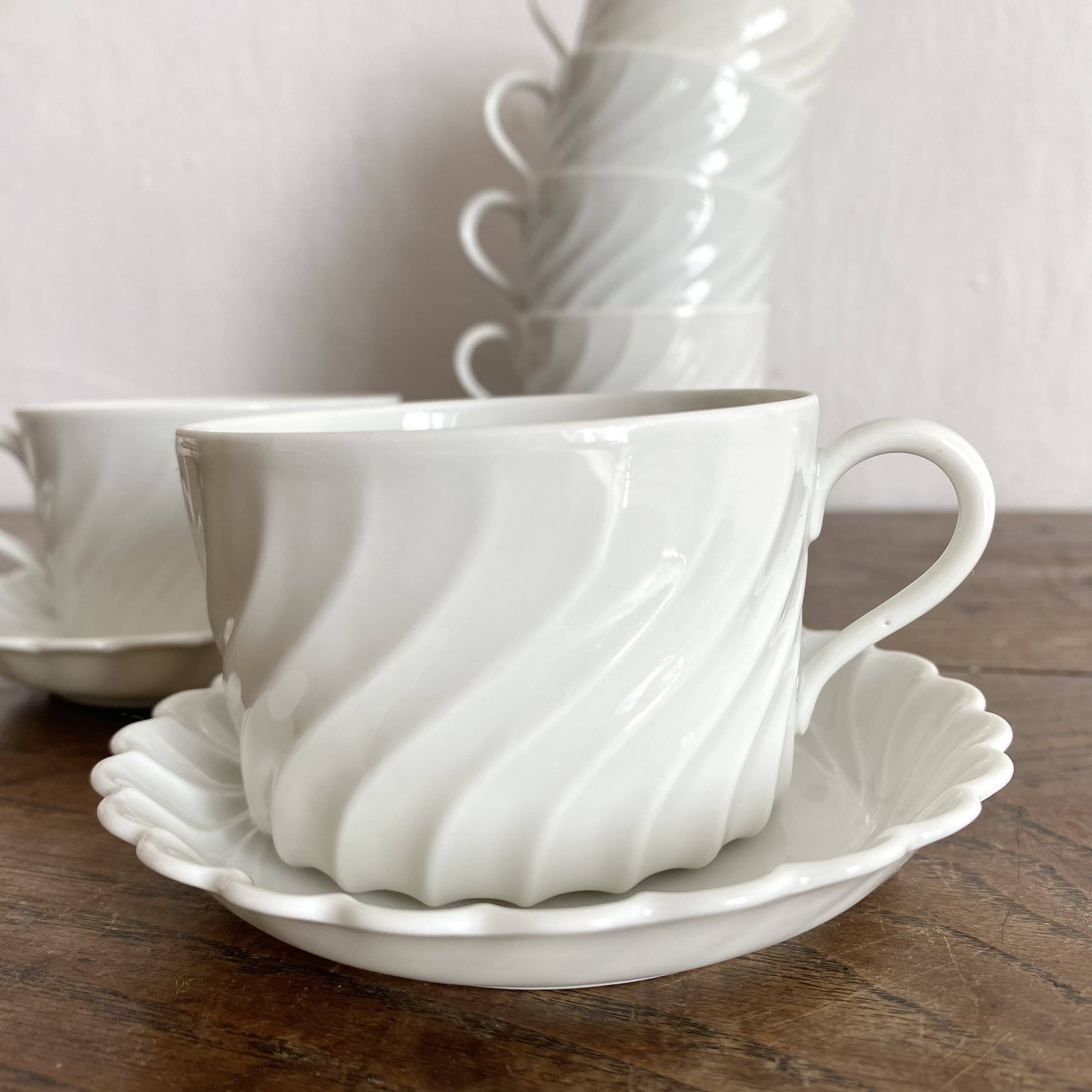 Haviland Limoges porcelain cups