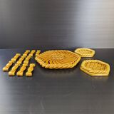 Vallauris trivets, knife holders and bottle coasters