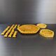 Vallauris trivets, knife holders and bottle coasters