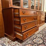 Classic English Mahogany Library Cabinet