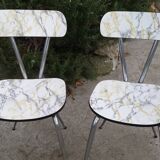 Formica table and 6 chairs