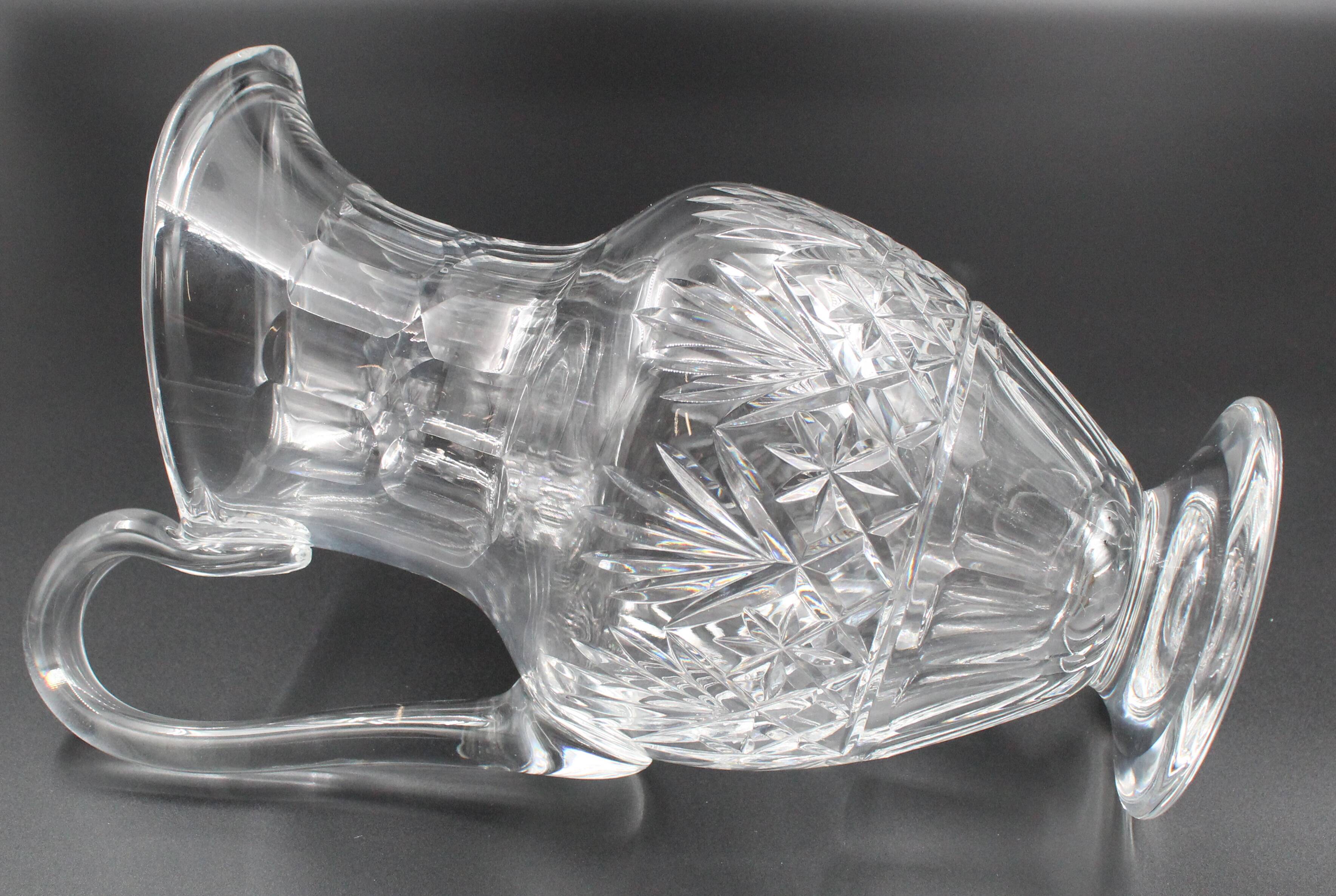 Saint-Louis crystal water jug, Massenet model H= 27 cm