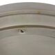 Beige vintage round mirror in a space style / wall mirror