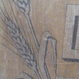 Bakery wood panel "here bread is baked over a wood fire"