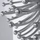 “Pistillo” lamp by Studio Tetrarch for Valenti Luce, 1960s.