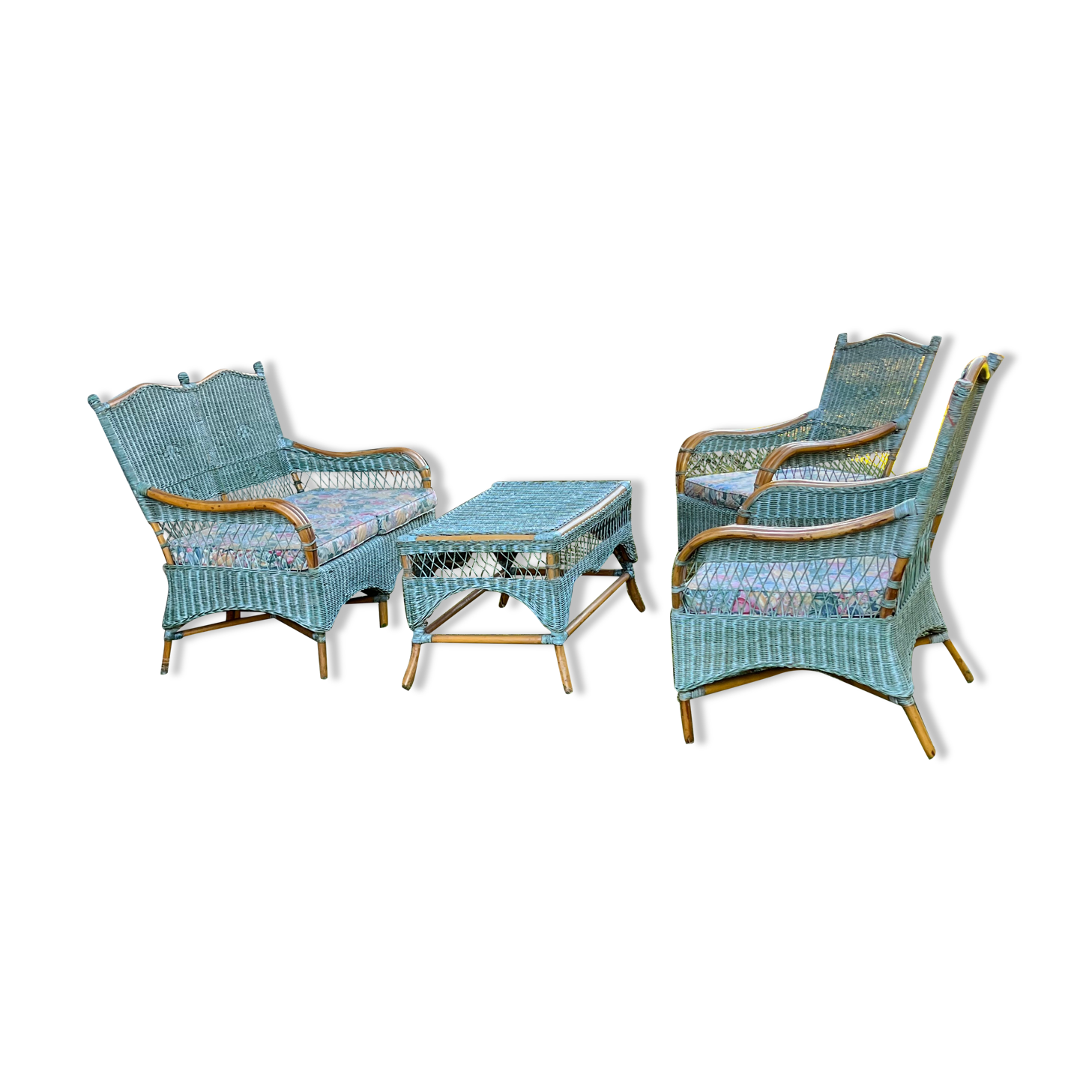 Rattan garden furniture