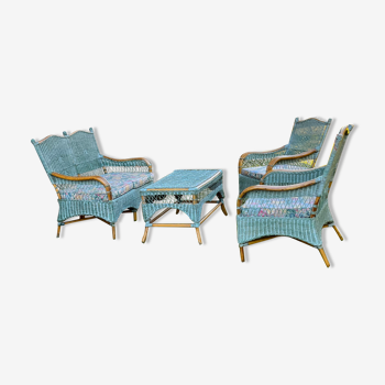 Rattan garden furniture