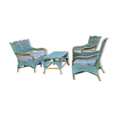 Rattan garden furniture